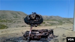 აფეთქებული ქართული ტანკი 08.08.08