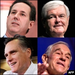 Chapdan, Rik Santorum, Nyut Gingrich, Mitt Romni va Ron Pol