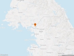 북한 개성공단 위치