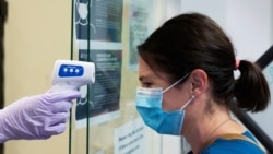 Yadda aka auna zafin jikin wata mata a Amurka