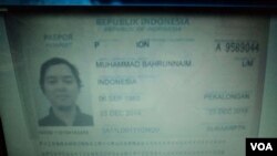 Paspor Bahrunnaim (Foto:dok).