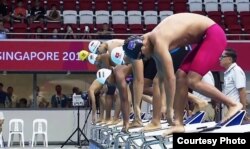 Pou Sovijja hopes to break his previous record for the men's 100-meter freestyle at the Olympic Games in Rio.