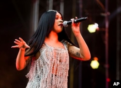 Cardi B performs at The Budweiser Made In America Festival on Saturday, Sept. 2, 2017, in Philadelphia.