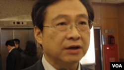 国民党籍立委纪国栋(美国之音申华拍摄)