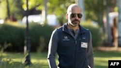 FILE - Dara Khosrowshahi, chief executive officer of Expedia, Inc., attends the annual Allen & Company Sun Valley Conference on July 7, 2016 in Sun Valley, Idaho.