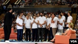 ფაჩულია დედასთან და ეროვნულ ნაკრებთან ერთად