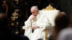 Pope Francis celebrates Holy Mass for the community of the faithful of Myanmar resident in Rome, at the Vatican, May 16, 2021. REUTERS/Remo Casilli/Pool