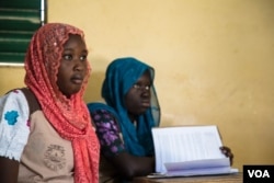 14-year-old Anta Ndam Diof says the classes have boosted her confidence. (Photo: Chika Oduah for VOA)