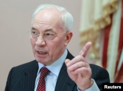 FILE - Ukrainian Prime Minister Mykola Azarov