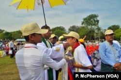 Some 150,000 Catholics attended the papal mass in Yangon, Nov. 29, 2017.