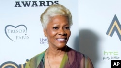 Dionne Warwick after receiving the lifetime acheivement award at the 2012 MOBO Awards in Liverpool, England, Nov. 3, 2012.