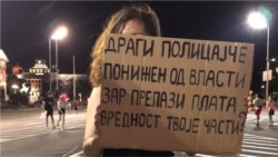 Poruka jedne od učesnice protesta