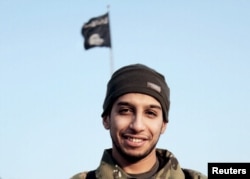 An undated photograph of a man described as Abdelhamid Abaaoud that was published in the Islamic State's online magazine Dabiq and posted on a social media website.