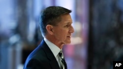 Michael Flynn à la Trump Tower, New York, le 17 novembre 2016