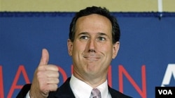 Kandidat Presiden Partai Republik, Rick Santorum (foto: dok).