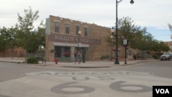 Winslow, Arizona corner made famous by 1972 song, 'Take It Easy.'