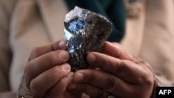 Un diamant de 1174 carats trouvé au Botswana en juin 2021.