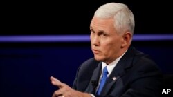 Indiana Gov. Mike Pence responds to Sen. Tim Kaine.
