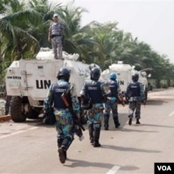 Presiden Laurent Gbagbo menuntut penarikan semua pasukan PBB dari Pantai Gading.