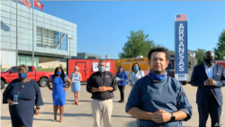 Gilbert Alaquinez, nga shteti Arkansas, flet gjatë thirrjes për votim në mbrëmjen e dytë të Konventës Kombëtare Demokrate, 18 gusht 2020