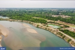 Šljunak u koritu rijeke Drine