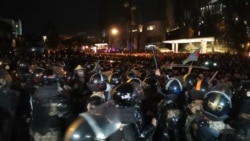 Kakıda aksiya polis tərəfindən dağıdılır