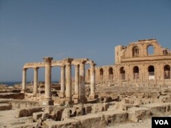 This 2009 file photograph shows the ruins of Sabratha, a Phoencian, later Roman port city, that has drawn tourists for centuries. (E. Arrott/VOA)