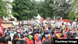 የኤርትራዊያን ሰልፍ በጄነቫ