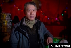 Aimin Liu, 59, says he is able to continue delivering meals because of his e-bike. “My legs are no good,” he tells VOA. “I’m not capable of riding a regular bike.”