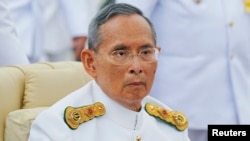 Raja Thailand Bhumibol Adulyadej, tahun 2012. (Foto: dok).