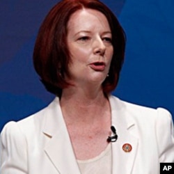 Australian Prime Minister Julia Gillard