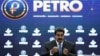 FILE - Venezuelan President Nicolas Maduro presides over the international launch event for the petro — the cryptocurrency developed by his presidential administration — in Caracas, Venezuela, Oct. 1, 2018.