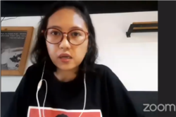 Staf Advokasi KontraS Tioria Pretty. (Foto: VOA/screenshot)