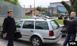 Kemal Čaušević nakon održanog ročišta, 10. maj 2017.