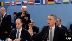 მინისტრი ჯანელიძე ნატოს გენერალურ მდივანთან ერთად