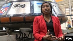 NASA's Trinesha Dixon. (G. Flakus/VOA)