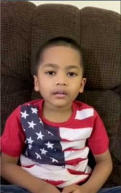 Souma (5 tahun), salah seorang murid Alya Lawindo di madrasah. (Photo courtesy orang tua Souma)