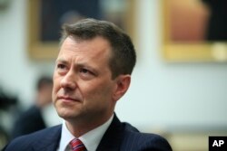 피터 스트럭 씨가 지난달 하원 법사위원회와 정부개혁감독위원회가 공동 주최한 청문회에서 증언했다.