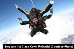 FILE - The former president went skydiving to celebrate his 90th birthday. (Photo by Sergeant 1st Class Kevin McDaniel)