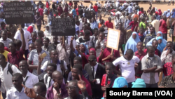 Dalibai sun yi zanga zanga a birnin Yamai