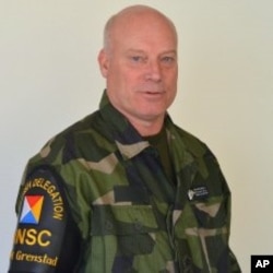 Rear Admiral Anders Grenstad, Head of Swedish Delegation to Neutral Nations Supervisory Commission, October 19, 2011.