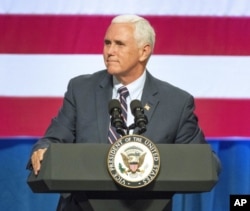 Potpredsednik Majk Pens govori na predizbornom skupu republikanke Keti Mekmoris Rodžers u državi Vašington 2. oktobra 2018.