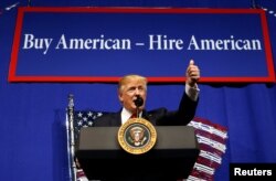 Prezident Tramp fikricha Amerika kompaniyalari avvalo amerikaliklarni ishga olishi shart