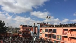 Shibirg'onda General Abdurashid Do'stum bilan uchrashuv. Afg'oniston, 20-fevral, 2020.