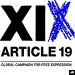 London-based Article 19 promotes freedom of expression