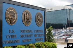 FILE - The National Security Agency (NSA) campus in Fort Meade, Md.