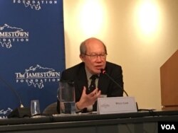 香港中文大学中国研究中心教授林和立(美国之音钟辰芳拍摄)