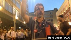 41. protest po redu odžava se u Beogradu, Foto: VOA