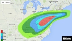 د واورې د توفان په وخت کې په واشنګټن کې عام ترانسپورت بند وي