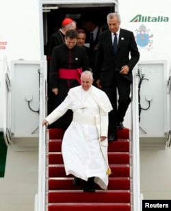 አቡነ ፍራንሲዝ ዋሺንግተን ዲሲ ሲደርሱ - ማክሰኞ፤ መስከረም 11/2008 ዓ.ም